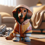 An image illustrating Cómo elegir el tamaño de ropa ideal para un Dachshund