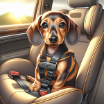 An image illustrating Dachshund y viajes en auto cómo hacerlo seguro