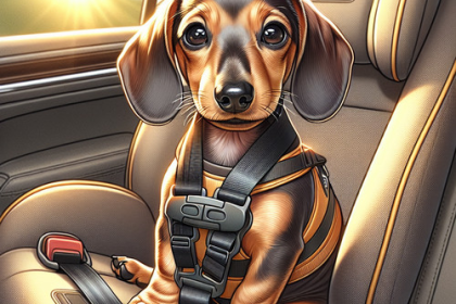An image illustrating Dachshund y viajes en auto cómo hacerlo seguro