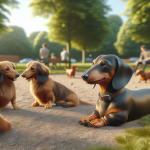 An image illustrating Qué hacer si tu Dachshund se pelea con otros perros