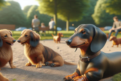 An image illustrating Qué hacer si tu Dachshund se pelea con otros perros