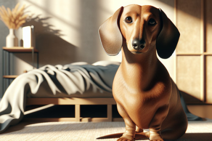 An image illustrating Cómo enseñar a tu Dachshund a no subirse a la cama