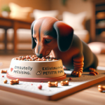 An image illustrating Qué hacer si tu Dachshund come muy rápido