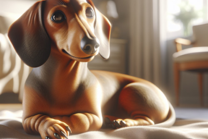 An image illustrating Cómo calmar a un Dachshund nervioso