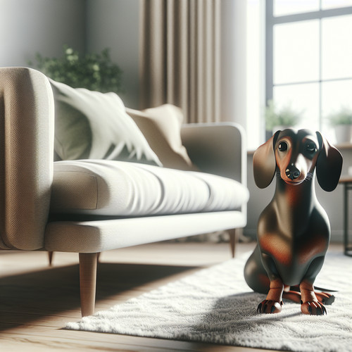 An image illustrating Cómo evitar que tu Dachshund muerda los muebles