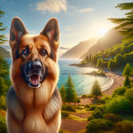 An image illustrating Cómo cuidar el pelaje de tu Pastor Alemán en clima chileno
