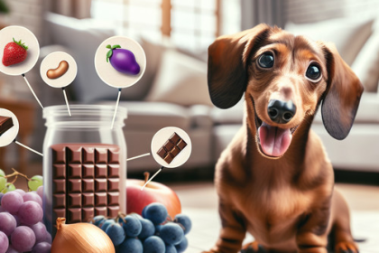 An image illustrating Qué alimentos son tóxicos para un Dachshund