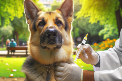 An image illustrating Qué vacunas necesita un Pastor Alemán en Chile