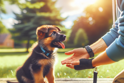 An image illustrating Cómo entrenar a un Pastor Alemán cachorro desde cero