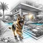 An image illustrating Qué tipo de casa necesita un Pastor Alemán en Chile