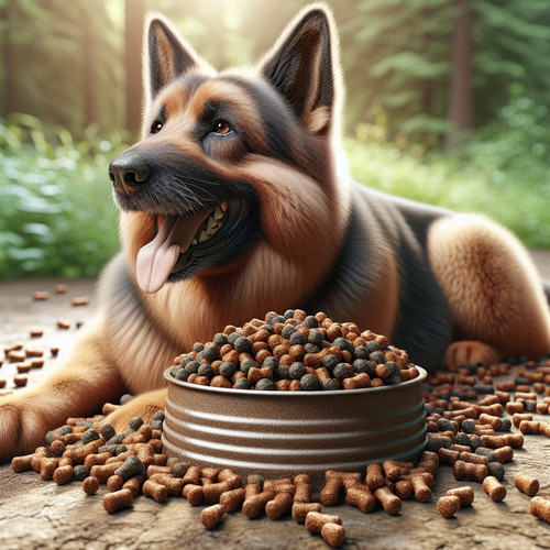 An image illustrating Mejores croquetas premium para Pastor Alemán en Chile