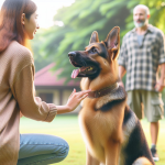An image illustrating Cómo adiestrar a un Pastor Alemán para obediencia básica