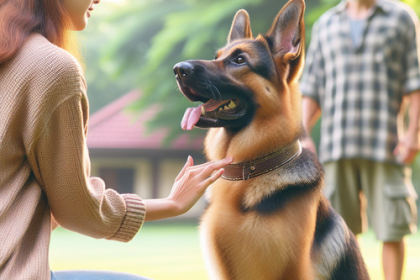An image illustrating Cómo adiestrar a un Pastor Alemán para obediencia básica