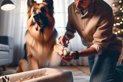 An image illustrating Cómo cortar las uñas de un Pastor Alemán sin estrés