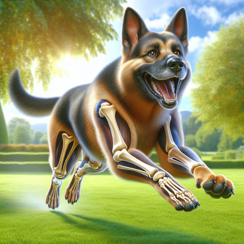 An image illustrating Qué suplementos ayudan al Pastor Alemán con articulaciones