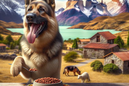 An image illustrating Qué alimento hipoalergénico recomiendan los veterinarios chilenos para Pastor Alemán