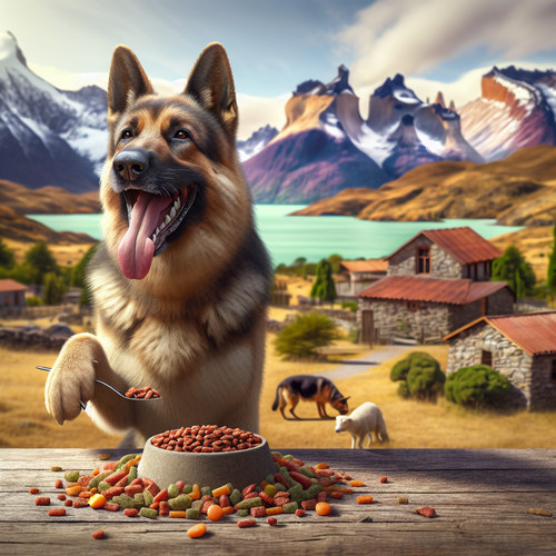 An image illustrating Qué alimento hipoalergénico recomiendan los veterinarios chilenos para Pastor Alemán