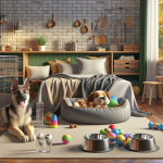 An image illustrating Cómo preparar un espacio cómodo para un Pastor Alemán cachorro