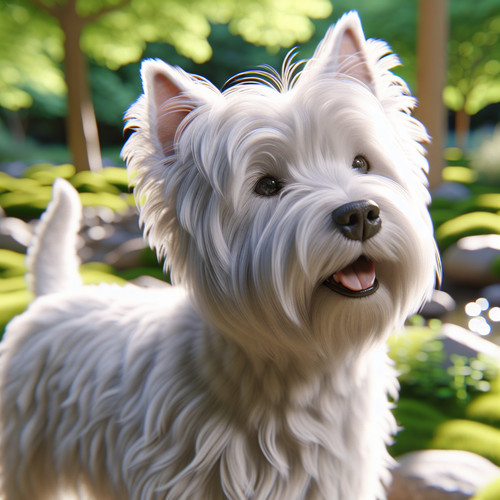 An image illustrating Cómo mantener el pelaje blanco perfecto de tu Westie