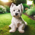 An image illustrating Cómo evitar las manchas en el hocico y patas de un Westie