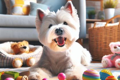 An image illustrating Los mejores juguetes para estimular a tu Westie