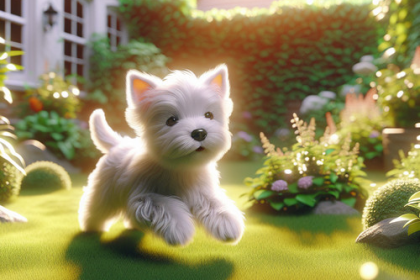 An image illustrating Errores comunes al criar un cachorro Westie