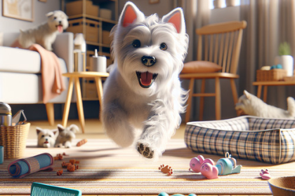 An image illustrating Cuánto cuesta mantener un Westie al mes