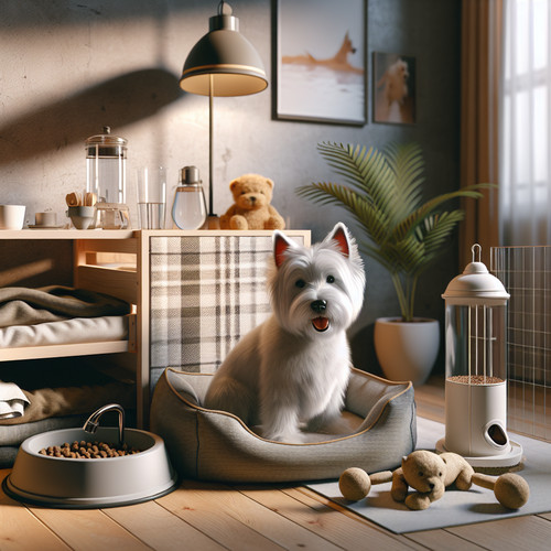 An image illustrating Cómo preparar tu casa antes de adoptar un Westie