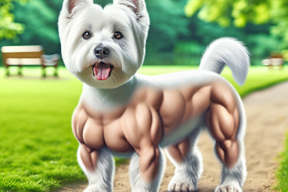 An image illustrating Cómo detectar sobrepeso en un Westie