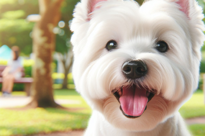 An image illustrating Cómo detectar sobrepeso en un Westie