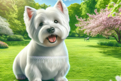 An image illustrating Cómo detectar sobrepeso en un Westie