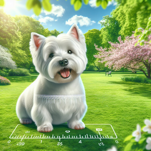 An image illustrating Cómo detectar sobrepeso en un Westie