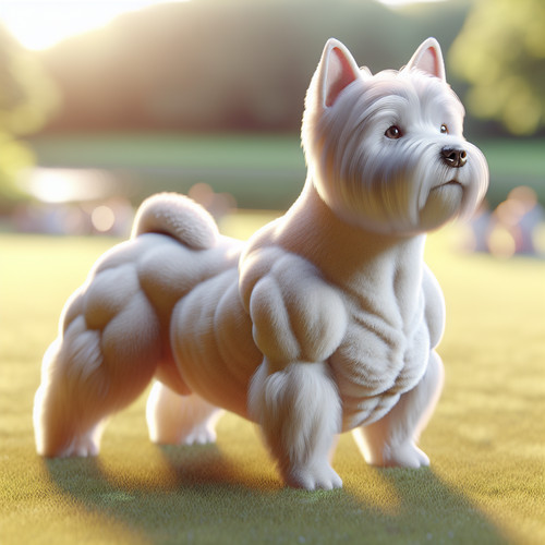 An image illustrating Cómo detectar sobrepeso en un Westie