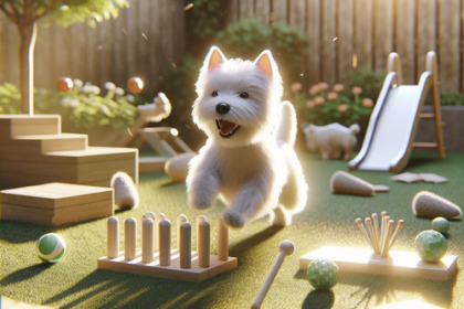 An image illustrating Ejercicios caseros para mantener activo a tu Westie