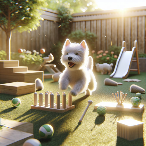 An image illustrating Ejercicios caseros para mantener activo a tu Westie