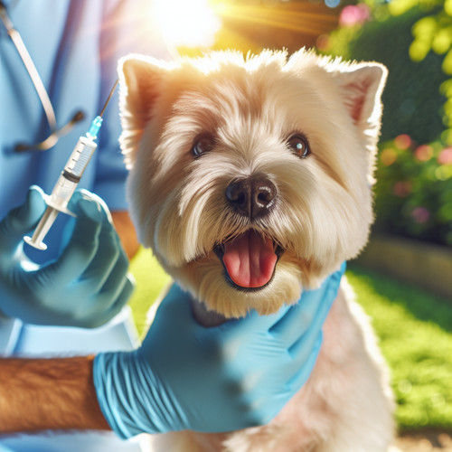 An image illustrating Vacunas y desparasitaciones esenciales para tu Westie