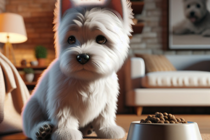 An image illustrating Qué significa si tu Westie no quiere comer