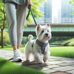 An image illustrating Cómo enseñar a tu Westie a no tirar de la correa