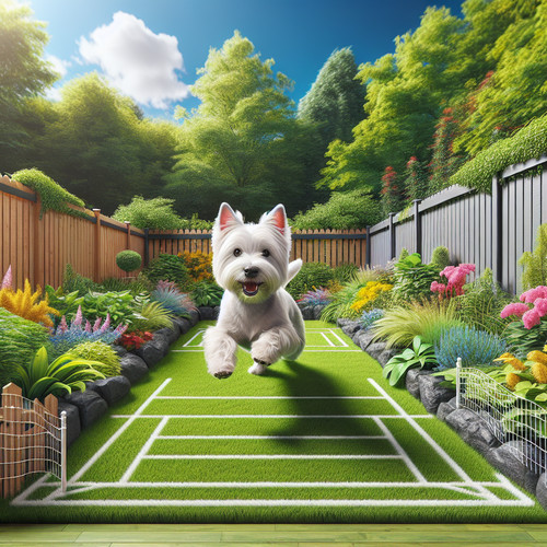 An image illustrating Cómo evitar que tu Westie escape del jardín
