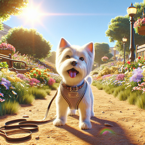 An image illustrating Los mejores accesorios para pasear a tu Westie