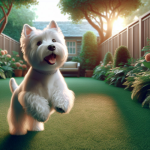 An image illustrating Cómo evitar que tu Westie escape del jardín