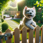 An image illustrating Cómo evitar que tu Westie escape del jardín