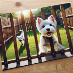 An image illustrating Cómo evitar que tu Westie escape del jardín