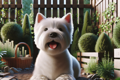 An image illustrating Cómo evitar que tu Westie escape del jardín