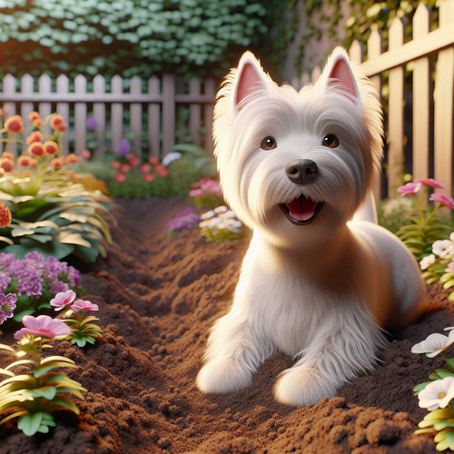 An image illustrating Cómo evitar que tu Westie escape del jardín