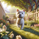 An image illustrating Cómo evitar que tu Westie escape del jardín