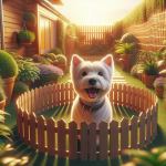 An image illustrating Cómo evitar que tu Westie escape del jardín