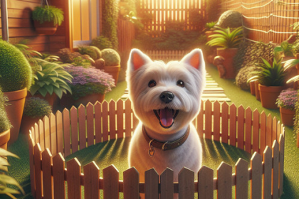 An image illustrating Cómo evitar que tu Westie escape del jardín