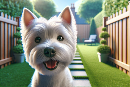 An image illustrating Cómo evitar que tu Westie escape del jardín