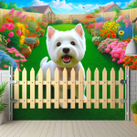 An image illustrating Cómo evitar que tu Westie escape del jardín